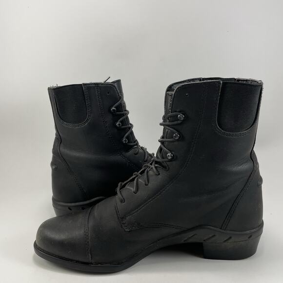 Ariat Boots Paddock Scout Zip Cap Toe Ankle Black Womens Size 7 B Western - Picture 11 of 11